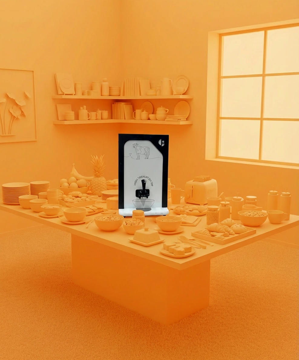 Het Tapmaatje in orangje studio